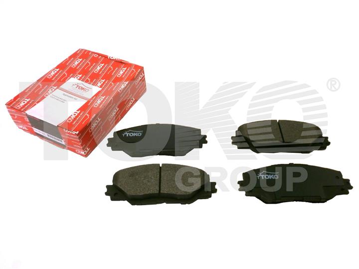 Toko T2115122L Front disc brake pads, set T2115122L