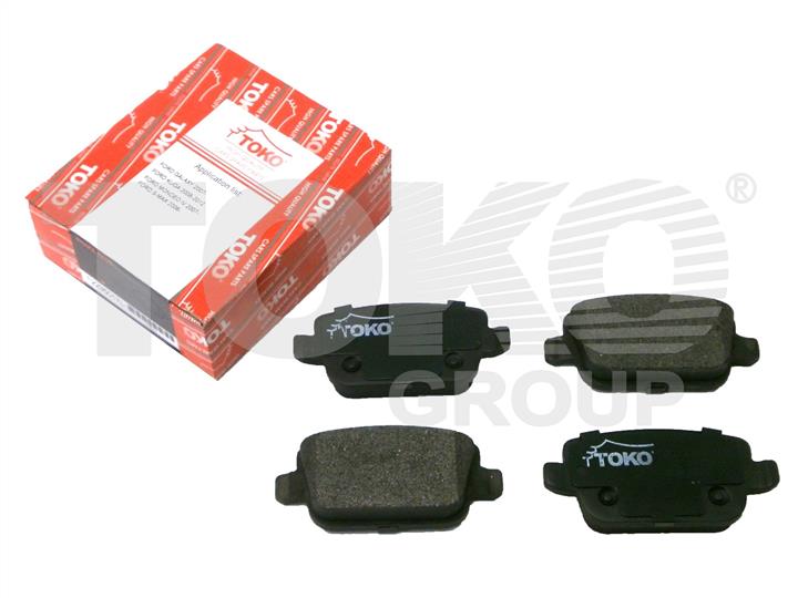 Toko T2235017L Rear disc brake pads, set T2235017L
