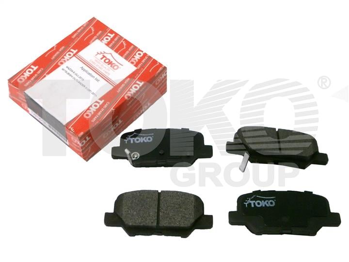 Toko T2212019L Rear disc brake pads, set T2212019L