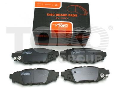 Toko T2216026L Rear disc brake pads, set T2216026L