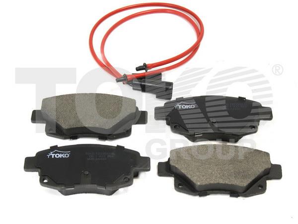 Toko T2235018L Rear disc brake pads, set T2235018L