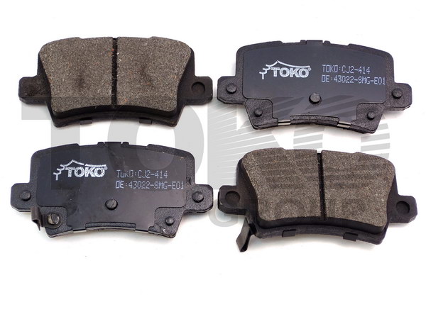 Toko T2211014 Rear disc brake pads, set T2211014