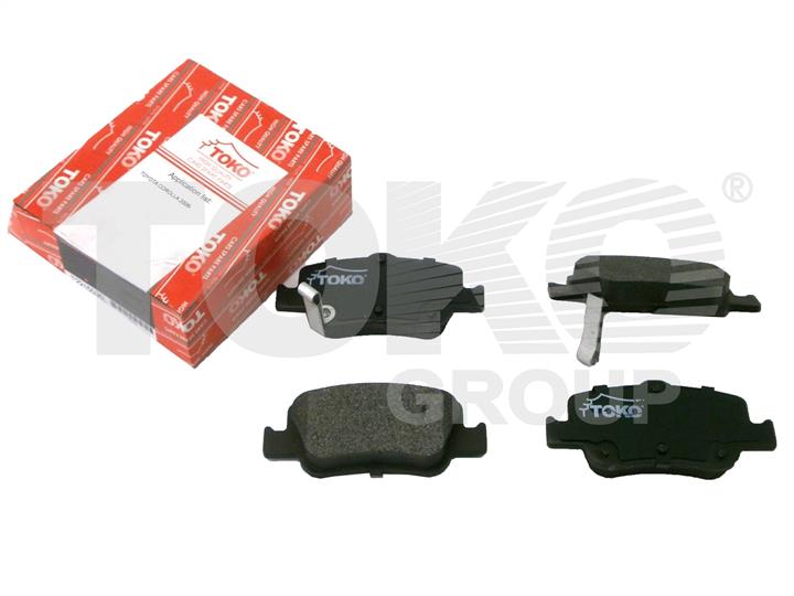 Toko T2215036L Rear disc brake pads, set T2215036L