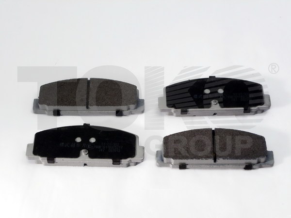 Toko T2212002 ASHIKA Rear disc brake pads, set T2212002ASHIKA