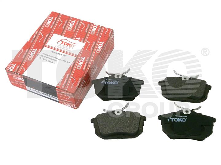 Toko T2213009L Rear disc brake pads, set T2213009L
