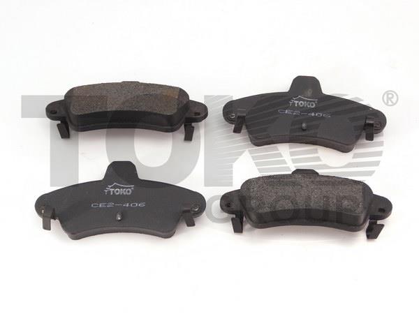 Toko T2235006W Rear disc brake pads, set T2235006W
