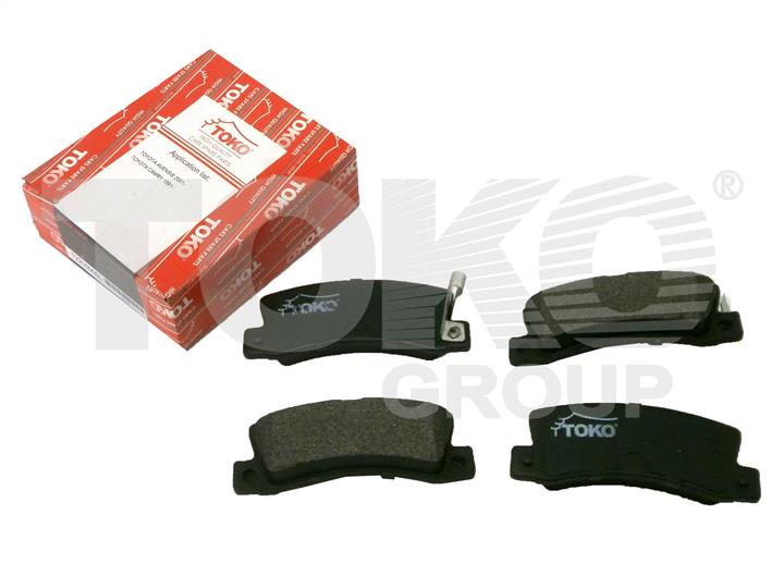 Toko T2215005L Rear disc brake pads, set T2215005L