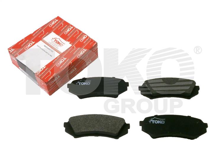 Toko T2215017L Rear disc brake pads, set T2215017L