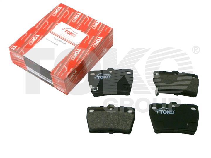 Toko T2215027L Rear disc brake pads, set T2215027L