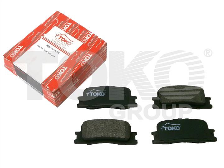Toko T2215030L Rear disc brake pads, set T2215030L