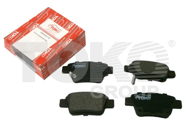 Toko T2215031L Rear disc brake pads, set T2215031L