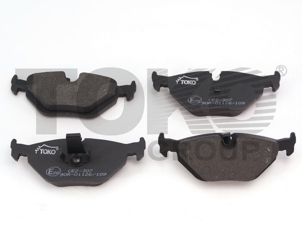 Toko T2234007W Rear disc brake pads, set T2234007W