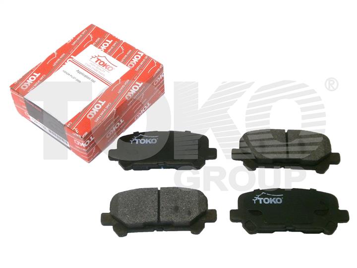 Toko T2211029L Rear disc brake pads, set T2211029L