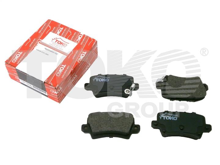 Toko T2211014L Rear disc brake pads, set T2211014L