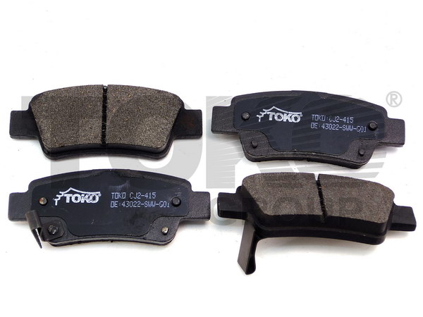 Toko T2211015 Rear disc brake pads, set T2211015