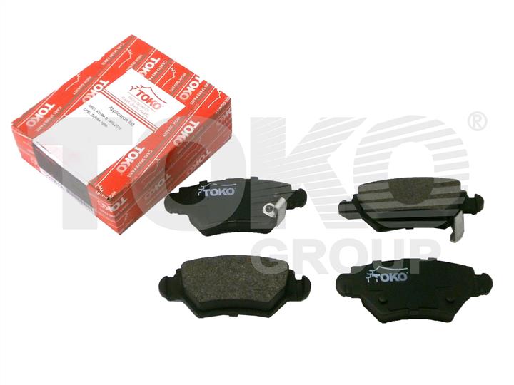 Toko T2243010L Rear disc brake pads, set T2243010L
