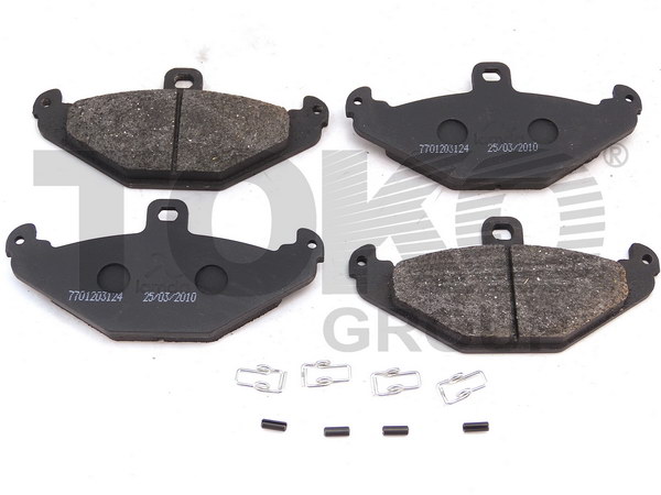 Toko T2246005 LD Rear disc brake pads, set T2246005LD