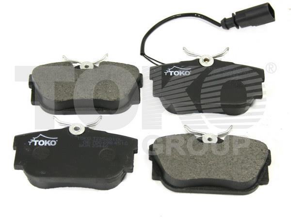Toko T2252010L Rear disc brake pads, set T2252010L