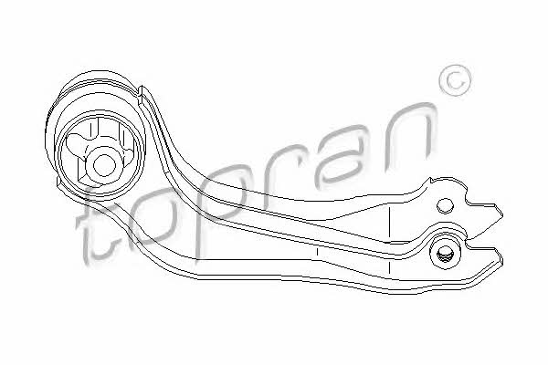 Gearbox mount rear Topran 110 141