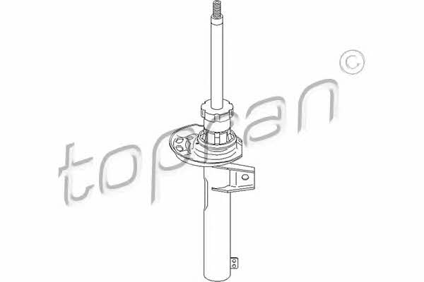 Topran 110 159 Front oil and gas suspension shock absorber 110159