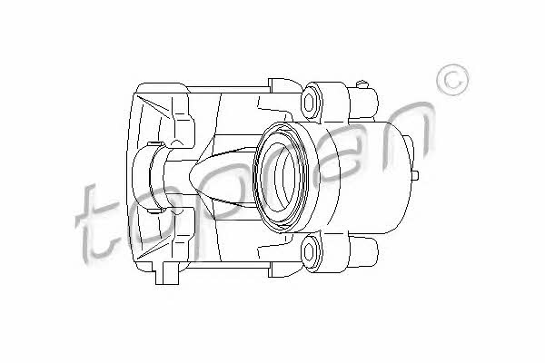 Topran Brake caliper front left – price [object Object] PLN