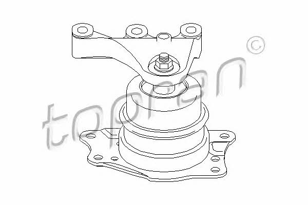 Topran 110 381 Engine mount right 110381