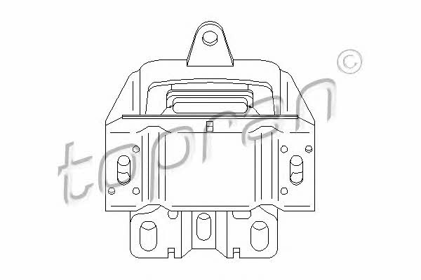 Topran Gearbox mount left – price 178 PLN