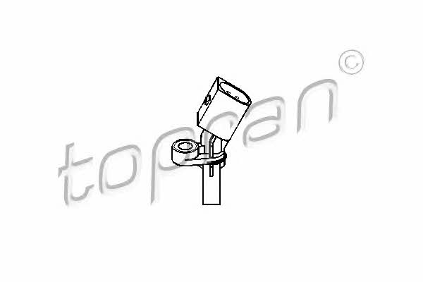 Topran 110 607 Sensor, wheel speed 110607