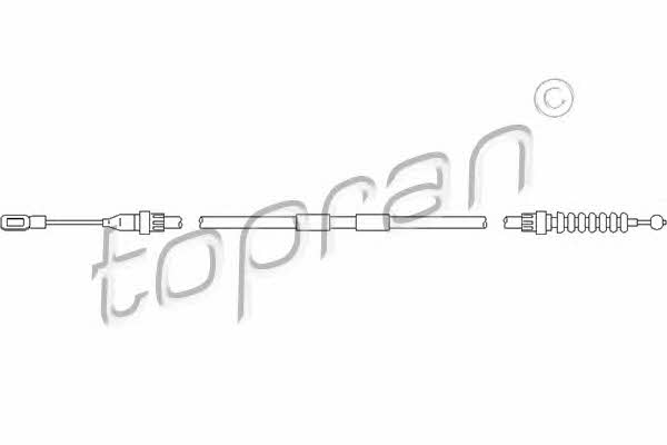 Topran 110 727 Cable Pull, parking brake 110727