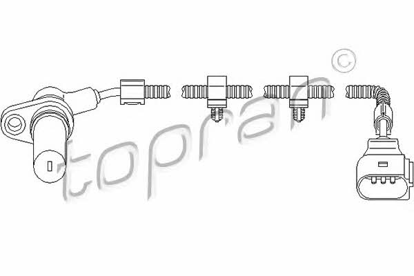 Topran 110 894 Crankshaft position sensor 110894