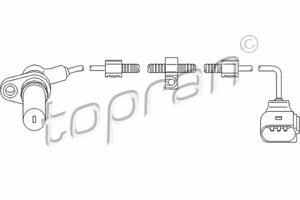 Topran 110 919 Crankshaft position sensor 110919