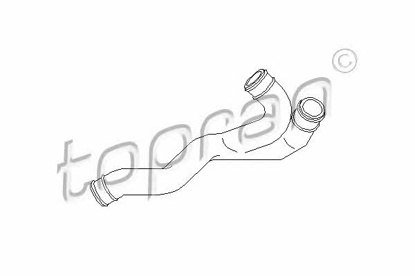 Topran 112 143 Hose, cylinder head cover breather 112143