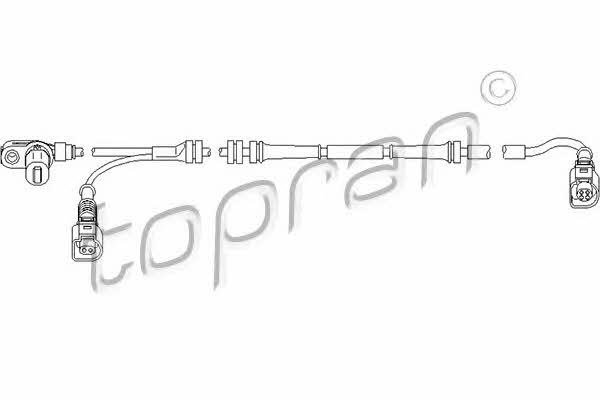 Topran 112 229 Sensor, wheel speed 112229