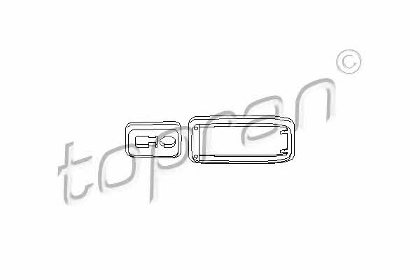Door handle housing Topran 112 284