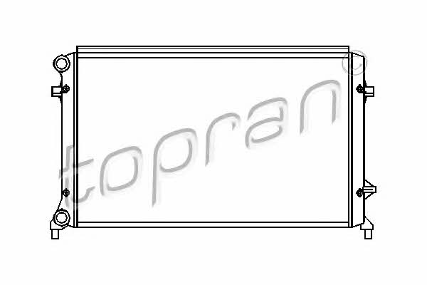 Topran 112 327 Radiator, engine cooling 112327