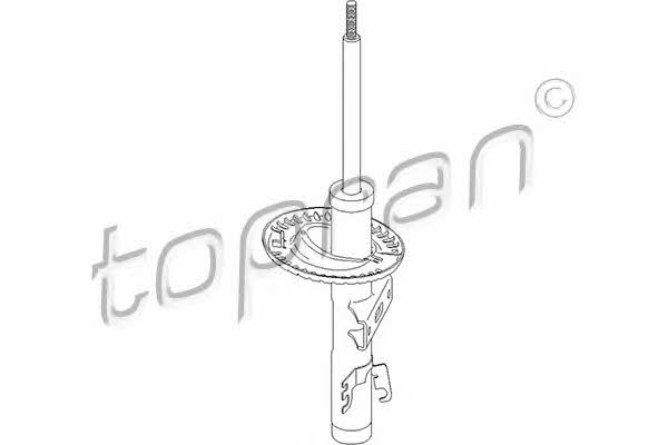 Topran 113 455 Front oil and gas suspension shock absorber 113455