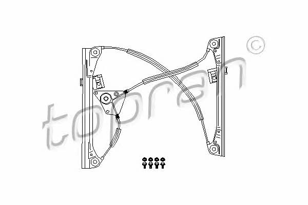 Topran 111 266 Window Regulator 111266 111266 Topran Window Regulator