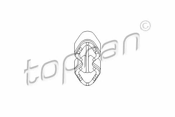 Topran 111 592 Exhaust mounting bracket 111592