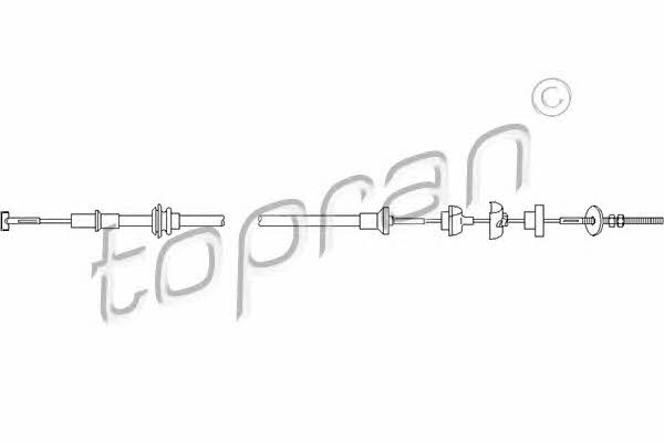 Topran 111 790 Clutch cable 111790