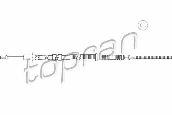 Topran 201 348 Clutch cable 201348