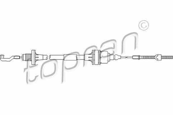 Topran 201 350 Clutch cable 201350