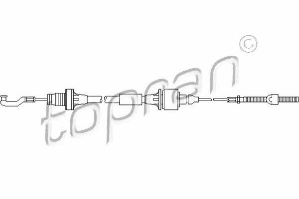 Topran 201 351 Clutch cable 201351