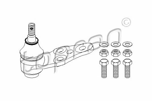 Topran 202 421 Ball joint 202421 202421 Topran Ball joint