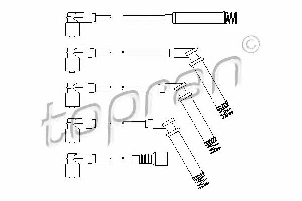 Topran 202 520 Ignition cable kit 202520