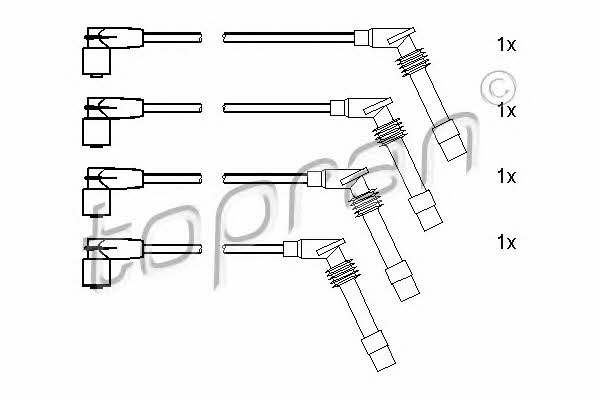 Topran 205 103 Ignition cable kit 205103