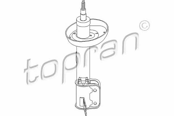 Topran 205 461 Front Left Gas Oil Suspension Shock Absorber 205461