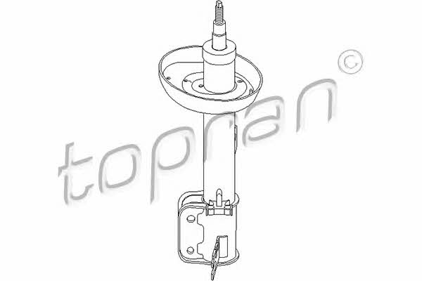 Topran 205 462 Front right gas oil shock absorber 205462