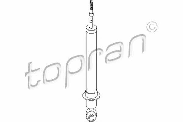 Topran 205 493 Rear oil and gas suspension shock absorber 205493