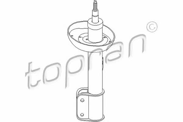 Topran 206 058 Front right gas oil shock absorber 206058