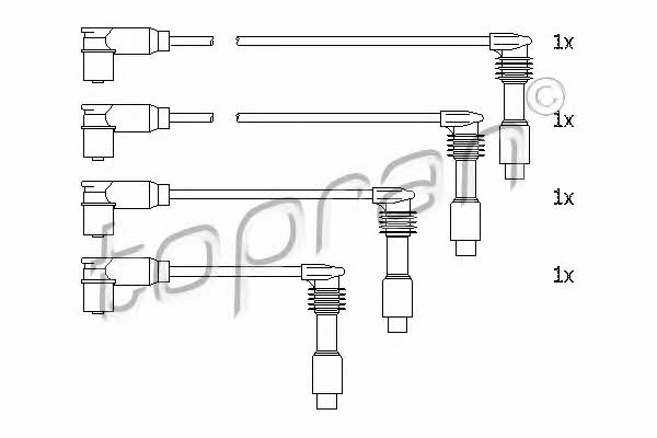 Topran 206 244 Ignition cable kit 206244